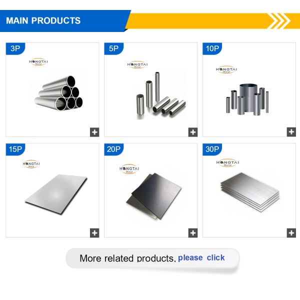 Hongtai Metal Stainless Steel Sheet Mirror Finish 1000mm*2000mm 1219mm*2438mm