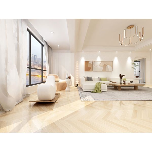 600*1200mm Wood Effect Porcelain Tiles Non Slip Glazed For Living Room