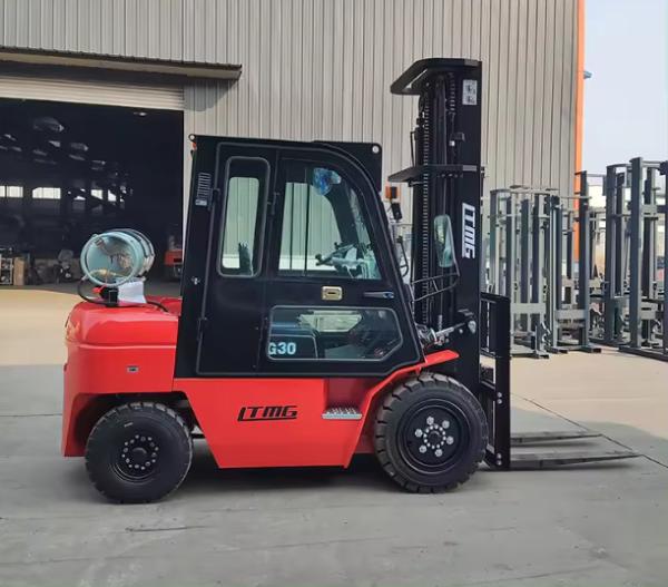 Propane LPG And Gasoline Gas Forklift 3.5 Ton 3 Ton 2.5 Ton 2 Ton With Cabin