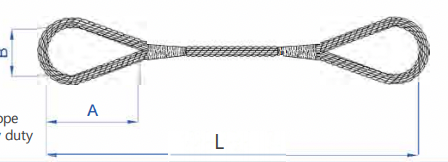 Large Diameter Cable Laid Sling Galvanized Steel  Wire Rope