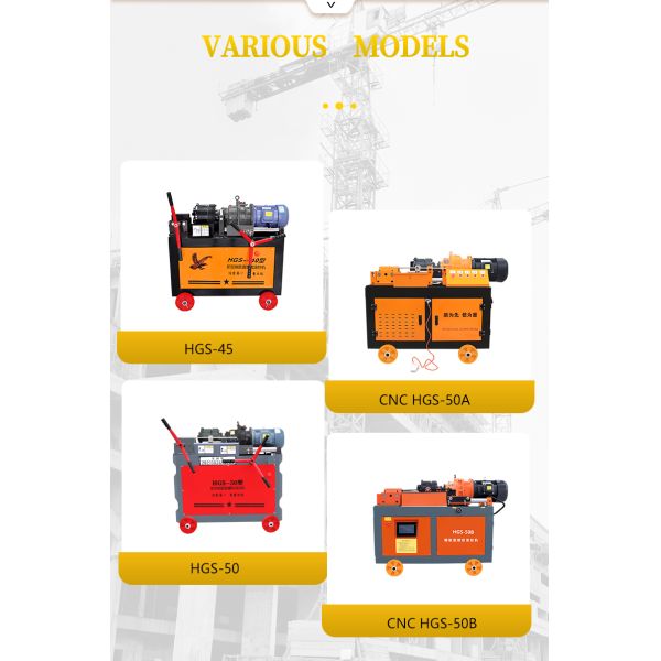 45mm Threading Machines Semi-Automatic Rebar Thread Cutting Machine with 360