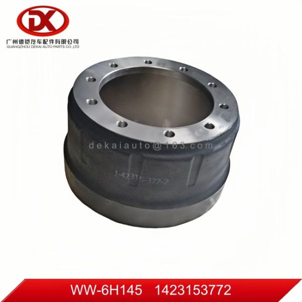 Rear Brake Drum Spare Parts ISUZU Truck 1423153772 1 42315377 2