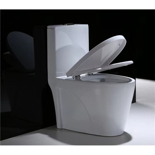Wholesale sanitary ware dual flush white color bathroom porcelain toilet bowl floor mounted ceramic one piece toilet