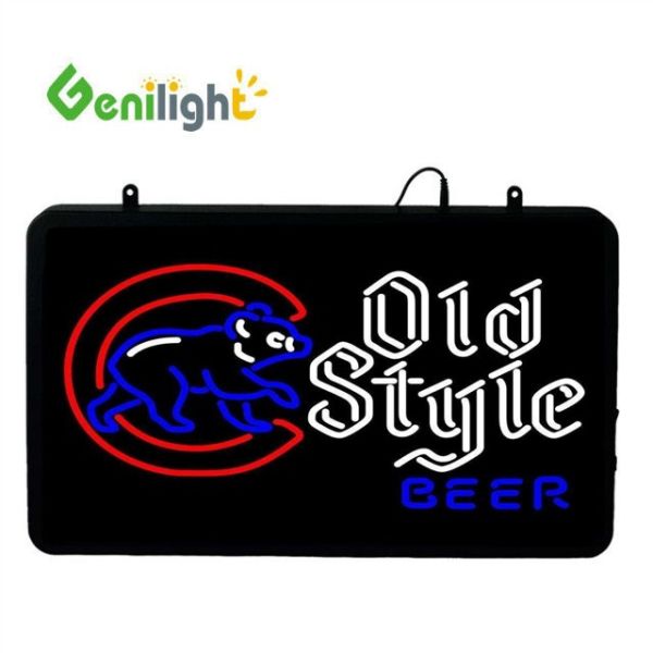 Custom LED Neon Sign for Bar Shop Front Board Acrylic Animation Material Epoxy Resin