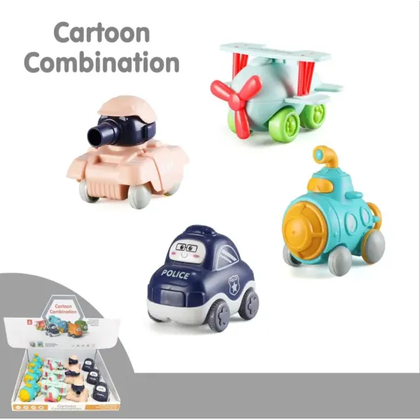 Factory Wholesale Children′s Toys Military Vehicles Toys Inertia Cars Friction Toys Cars Can Slide on The Ground