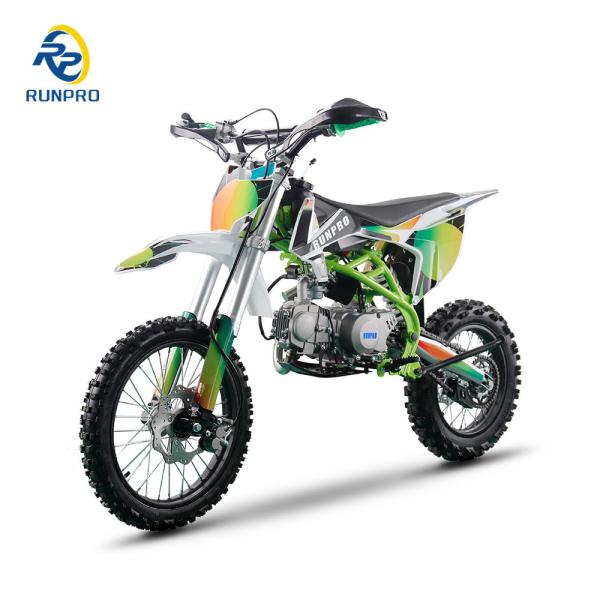 Tamanho da bicicleta 1750X710X1080MM Runpro Racing 125cc 140cc 17/14 Wheel Dirt Bike Motorcycle