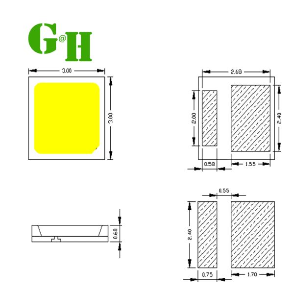 120 Degree Beamangle LED Offering Luminous Efficiency 150 Lm W and Color Temperature 2700K 6500K Designed for Lighting Needs