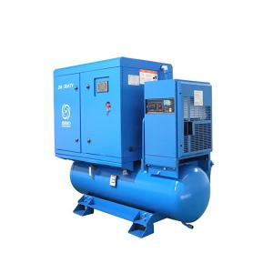 Compressor de ar de parafuso integrado de pressão de 8 a 16 bar com configuração