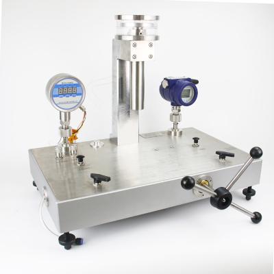 Nitrogen Gas Calibration Dead Weight Tester Pressure Gauge