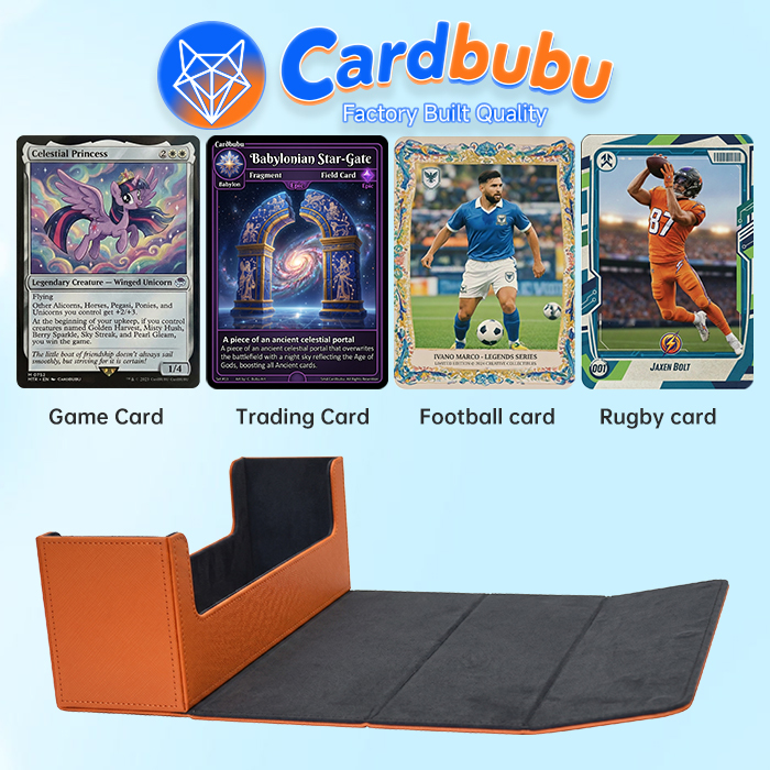Global Game Brands Double Deck Case  OEM PU Oversized Deck Box Bulk Supply