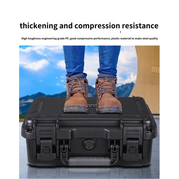 IP67 impermeable Hard Plastic Instrument Carry Tool Case Color personalizado aceptable personalizable para equipos eléctricos