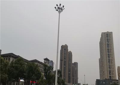 Q235 Q345 High Mast Floodlighting Galvanized Security Light Post