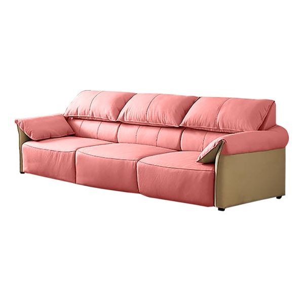 BN Modern Elephant High Back Ear Recliner Living Room Multifunctional Automatic Retractable Genuine Leather Sofa Bed