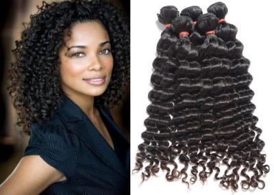 Extensões profundas naturais do cabelo humano da onda da beleza, cabelo durável da categoria 8A