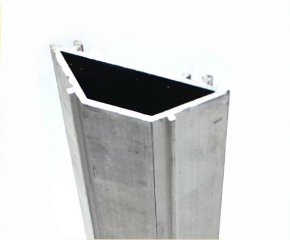 Heat Insulation Aluminium Industrial Profile For Decoration / Steel Doors