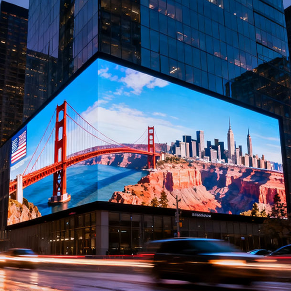 P10 P8 Naked Eye 3D LED Display Outdoor IP65 Curved High Refresh Screen ABXING 3D Series