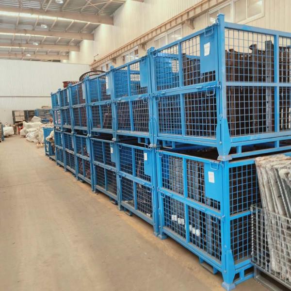 Cage de stockage pliable, idéale pour l'entreposage et le transport