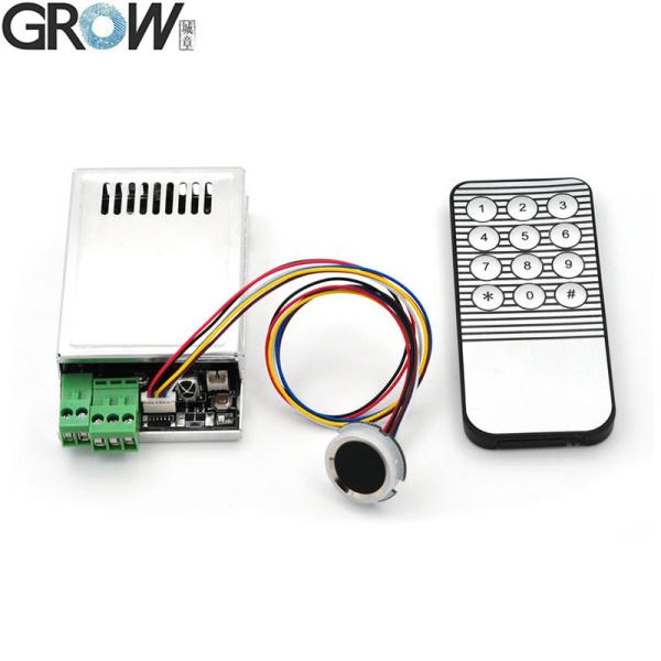 Grow Kl216+R502-a Panel redondo de control de acceso de huellas dactilares LED