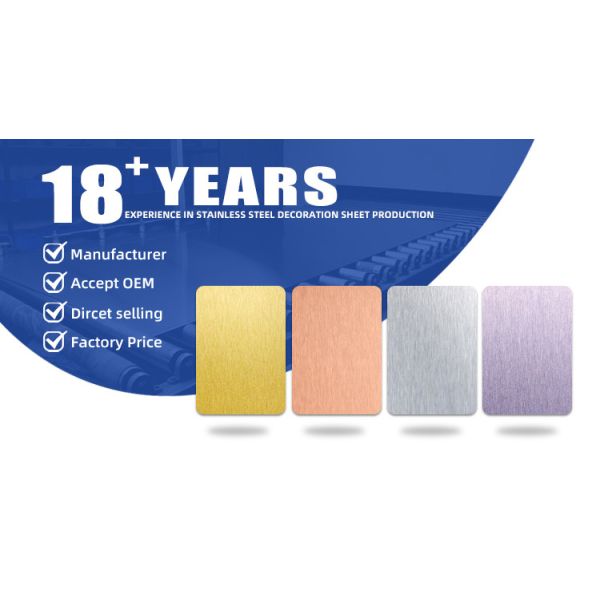 304/304L No 4 Окончание Противоотпечатка нержавеющей стали с серебряным покрытием PVD для внешнего декорации стен