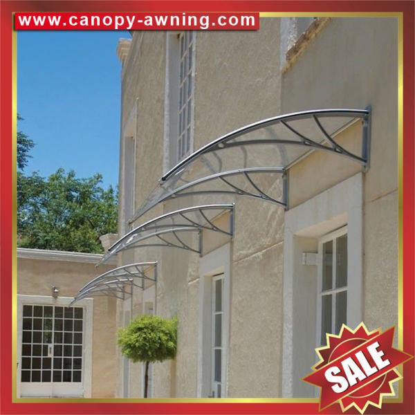 hot selling house door window sun rain shield pc polycarbonate DIY awning canopy canopies shelter