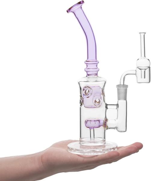 Fornecimento de estoque 12 Honeycomb Bongs de vidro para fumar