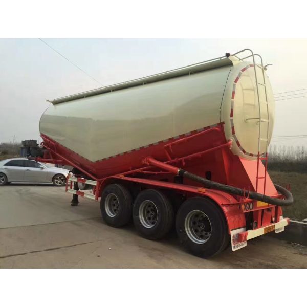 cement bulker 3 axle 12 wheel mechanical suspension bulk cement trailer for sale