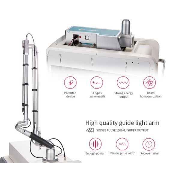 Máquina de eliminación de tatuajes con láser de picosegundos 532nm 755nm 1064nm