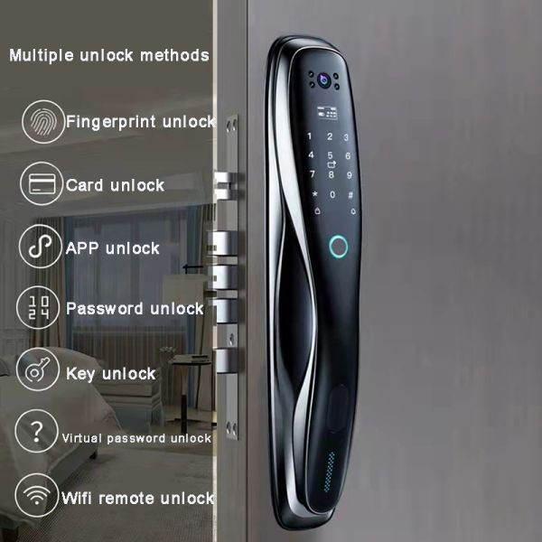 USmart Go Security Camera Door Lock Офисное приложение с включенным дверным замком