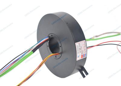 Low Temperature Pancake Slip Ring With Through Hole Id45mm Ethernet Signal