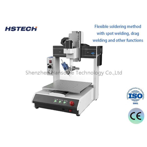 Single Tip 4 Axis 300mm/s Desktop Auto Soldering Robot