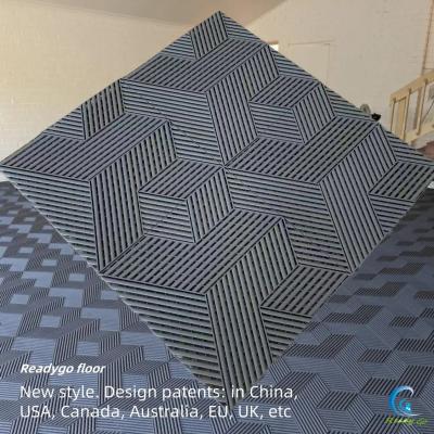 Carreaux de sol de garage en PP 3D pour les températures extrêmes