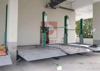 Two Post Auto Parking Lift Auto Storage Lift Space Saving Wear Resistance