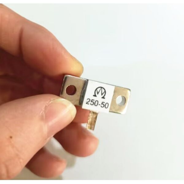250 Watt 100 Ohms RF Termination Resistor with Copper Nickel Plated Heat Sink for 0~1.5GHZ Frequency and -55~+125℃ Temperature Range