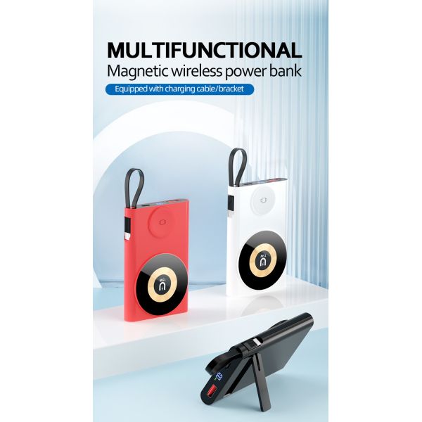 Многофункциональный телефон беспроводное зарядное магнитное энергобанк станции 10000mah