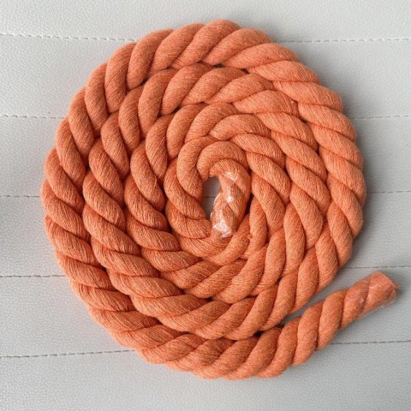 DIY Corda de algodão colorido Macrame 20mm Corda de algodão colorido para artesanato