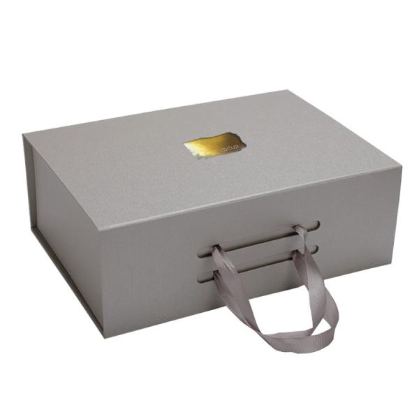 Custom Printing Logo Rigid Cardboard Gift Box Collapsible With Magnetic Closure