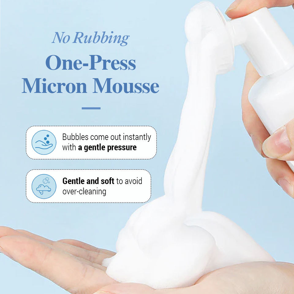 OEM ODM Korean Organic Amino Acid Facial Cleanser Skin Care Product Moisturizing foam Firming Facial Cleanser Cleanser