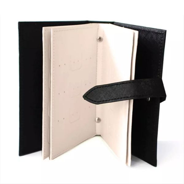 Earrings Holder Book Fancy Jewelry Box Foldable For Earrings Storage