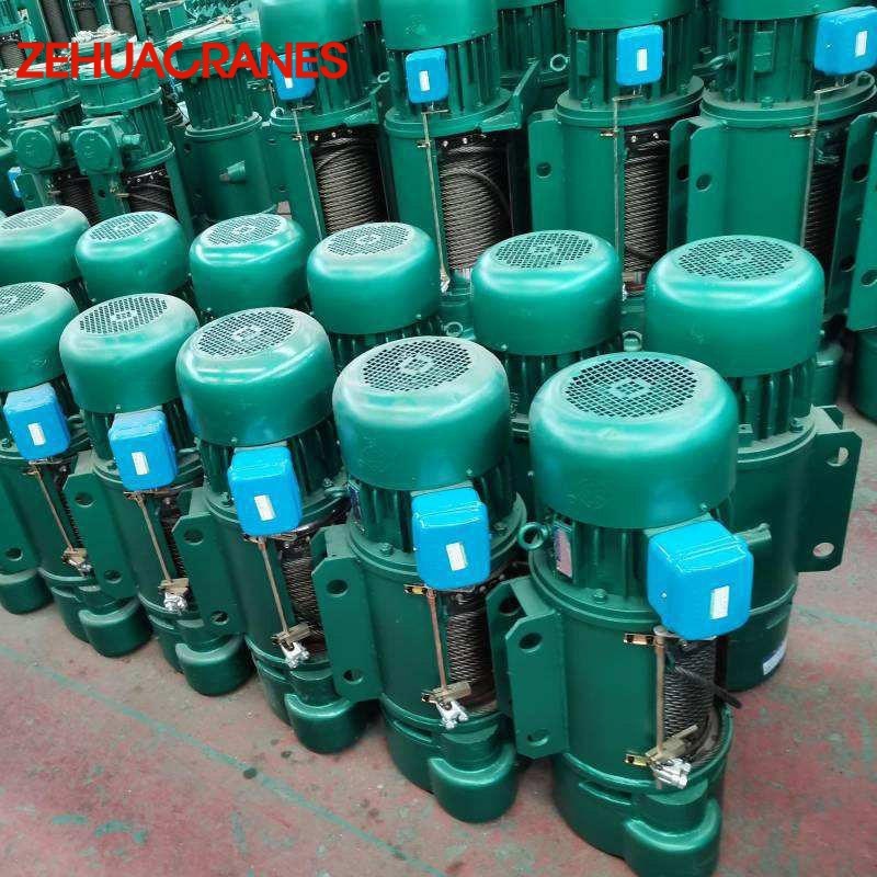 Heavy Duty Industrial Electric Hoist Wireless Remote 1Ton 2Ton 3Ton IP55 Waterproof Crane Machine for Lifting Equipment Custom