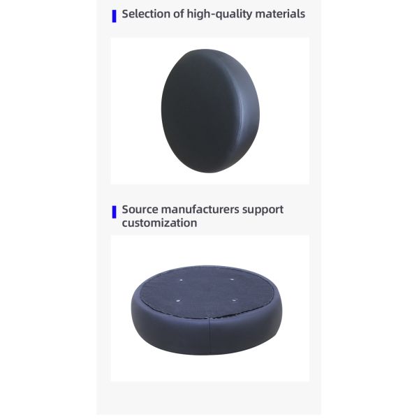 Имитация Кожаные офисные стулья Подушки Губка Круглый Барстол Стулья