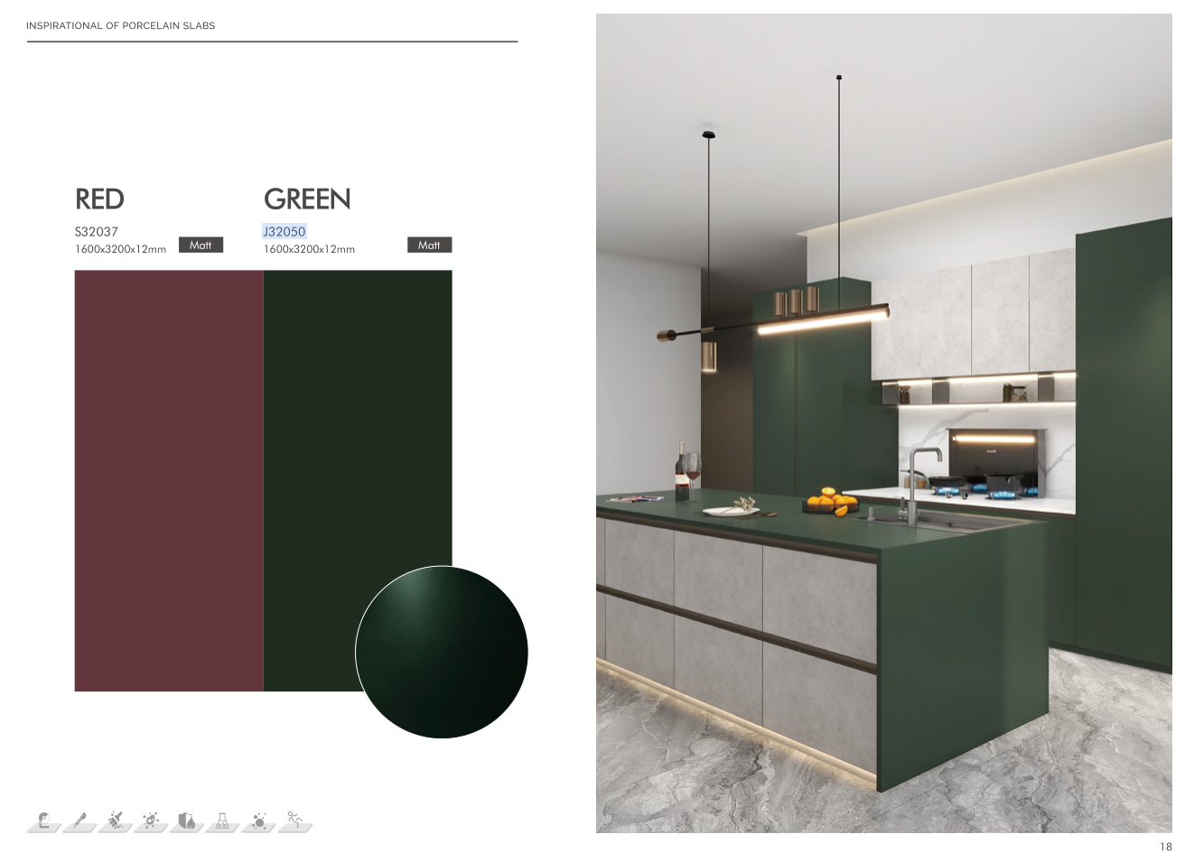 Residential / Commercial Ceramic Glazed Floor Tiles With Water Absorption Rate Of 0.05%