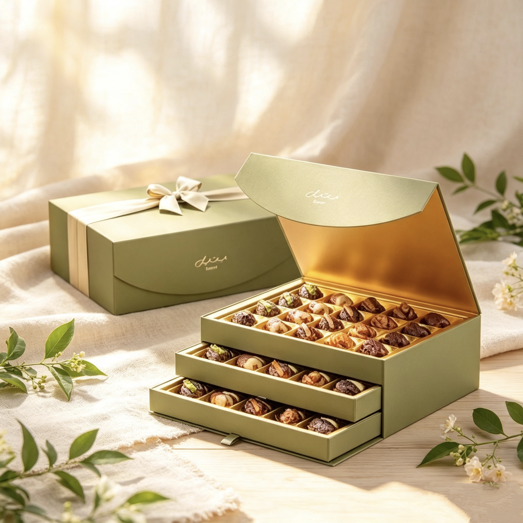Customized Printing Chocolate Box with Matt Lamination and Rigid Boxes for Gift Packaging