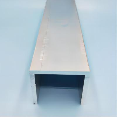 AISI 7075 anodizou o perfil de alumínio 6mm da canaleta em U usa-se extensamente