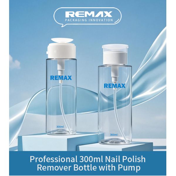 Professional  300ml Nail Polish Remover Bottle with Pump