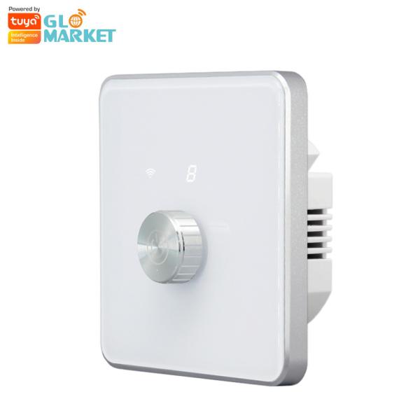 Glomarket Smart Home Dimmer Switch Tuya Zigbee Voice Control Knob Dimming Adjust Brightness With Digital Display