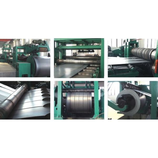 Stainless Steel Coil Slitting Machine / Line Metal Sheet Straightening Machine