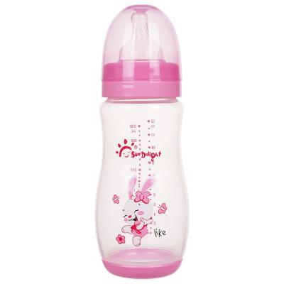 Food Grade Wide Neck 12oz PP Baby Nipple Bottle