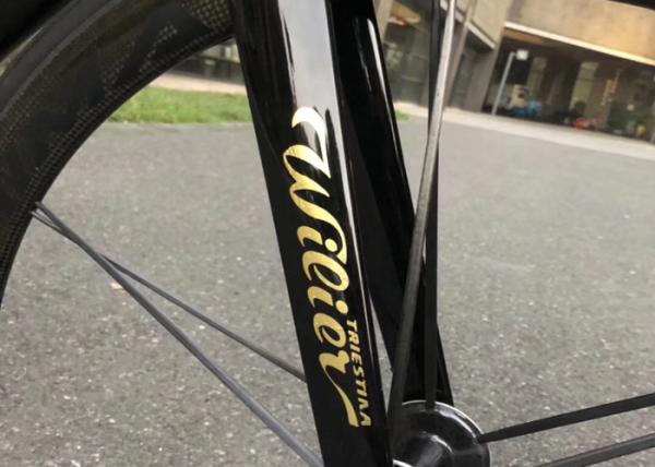 Eco Friendly Bicycle Frame Decals Dye And Pigment Ink Type Long Durability