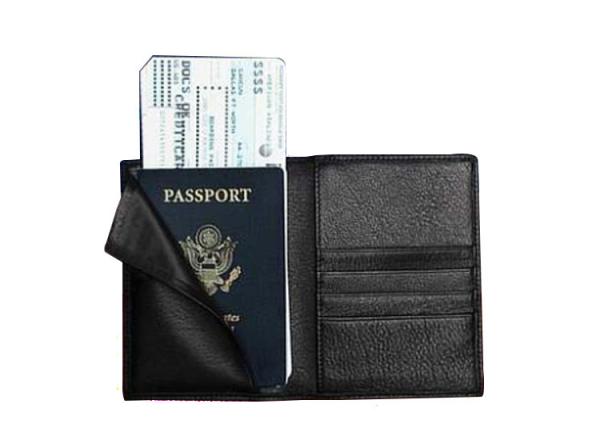 Leather passport holder multi-card passport collection protection cover bag