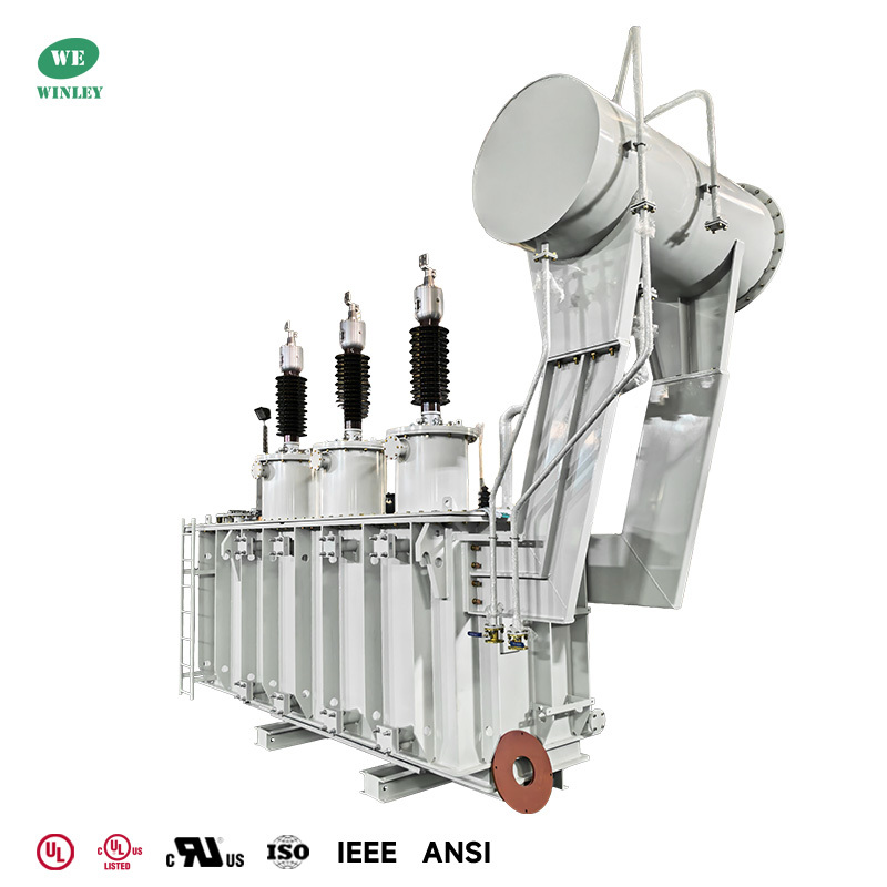 6300kVA Three Phase Substation Power Transformer 66kV to 11kV OLTC for Utility
